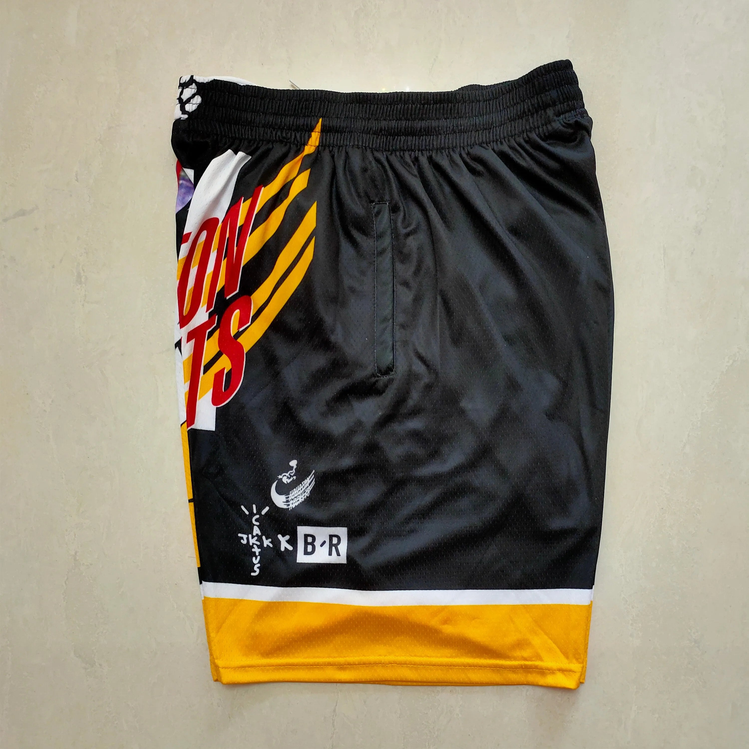 Houston Rockets Mitchell&ness black pocket pants
