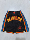 Oklahoma City Thunder 2025 Black City Edition Pocket Shorts