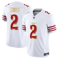 Deommodore Lenoir #2 San Francisco 49ers White 2025 Rivalries Collection Game Limited Jersey