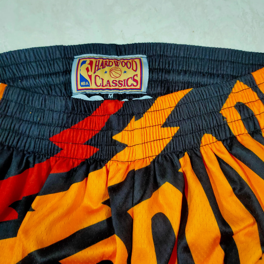 Golden State Warriors black mitchell&ness pocket pants