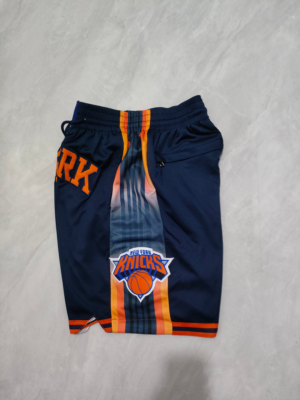 New York Knicks Dark Blue Statement Edition Pocket Shorts