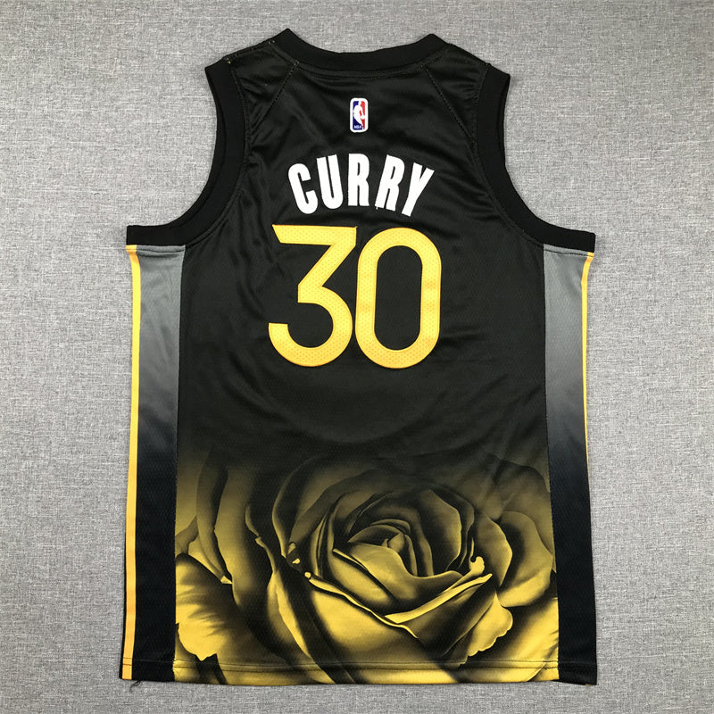 Youth Stephen Curry Golden State Warriors #30  City Edition Embroidered  Jersey