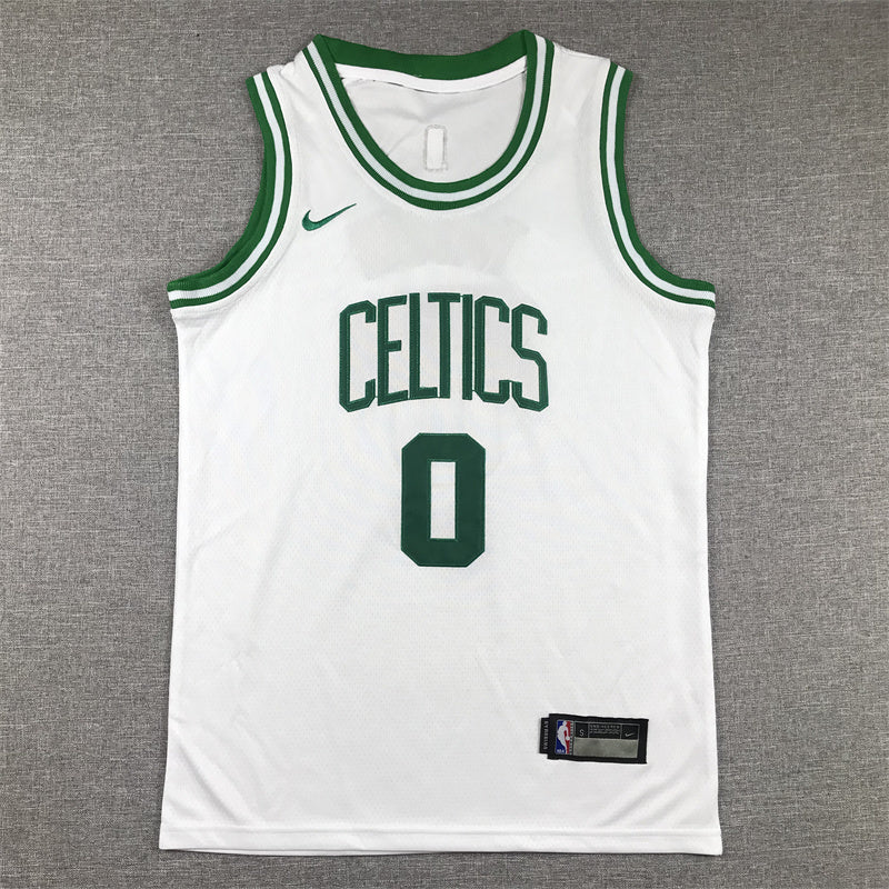 Youth Jayson Tatum Boston Celtics #0 Embroidered Jersey