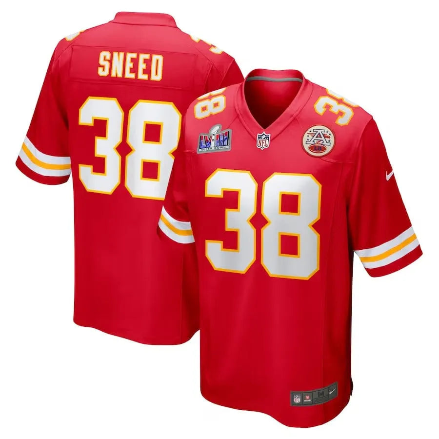 Men's L'Jarius Sneed Kansas City Chiefs Super Bowl LVIII Game Jersey - Red