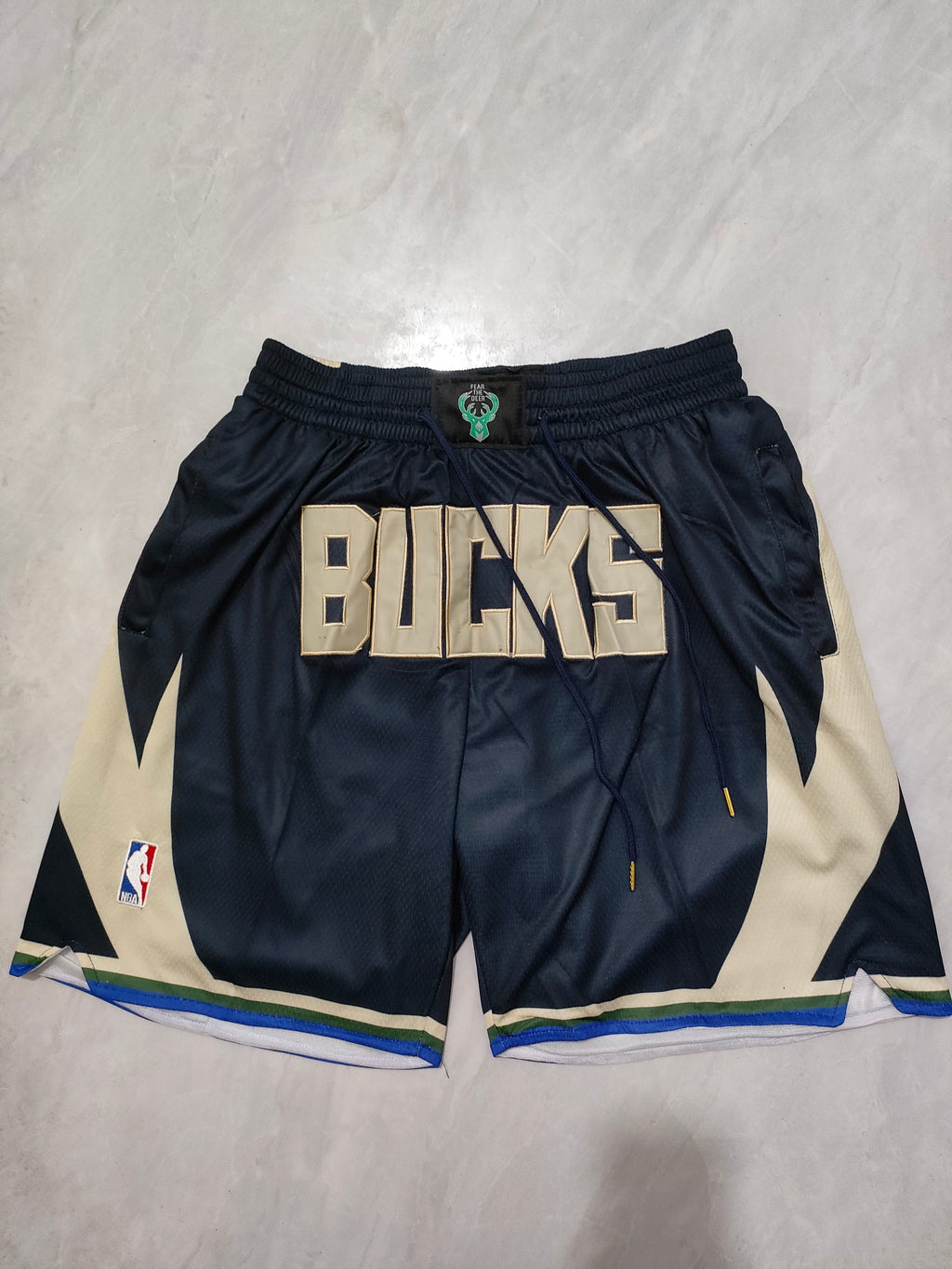 Milwaukee Bucks Black Statement Edition Pocket Shorts