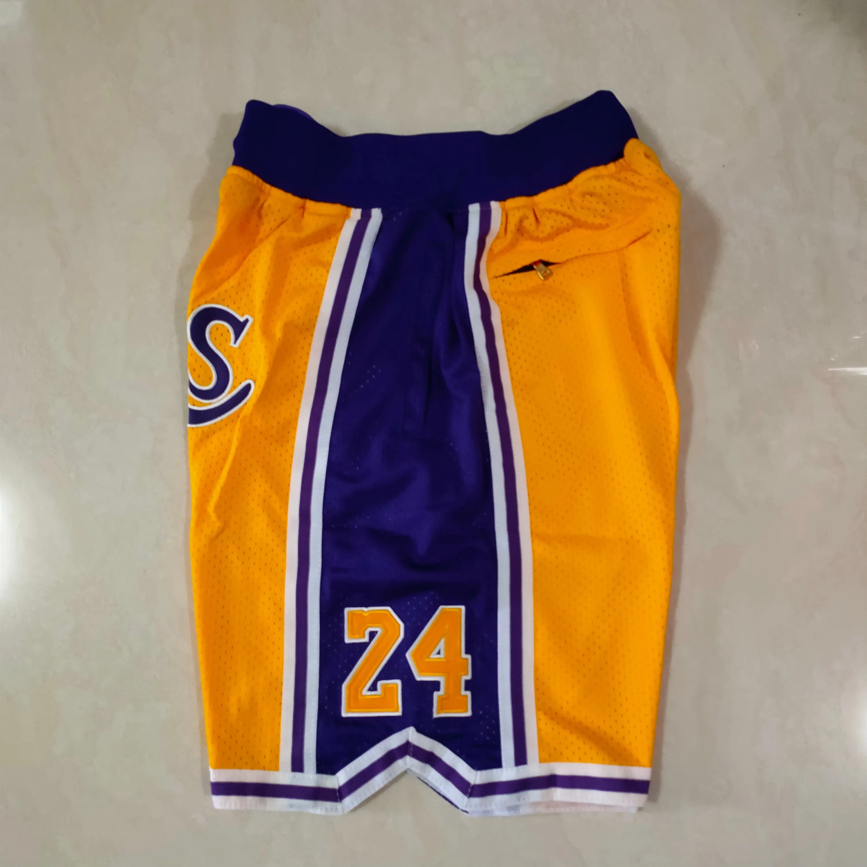 Los Angeles Lakers Yellow 8-24 Juston Pocket Pants