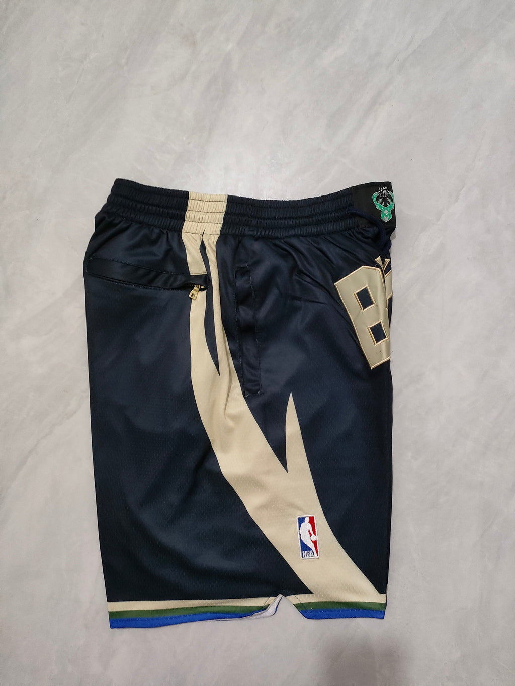 Milwaukee Bucks Black Statement Edition Pocket Shorts
