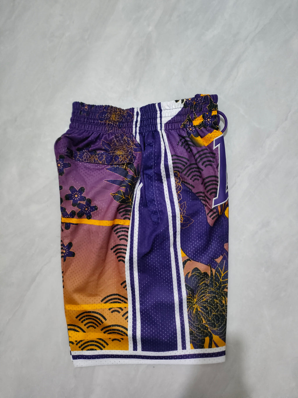 Los Angeles Lakers Purple Rabbit Year Limited Edition Pocket Shorts