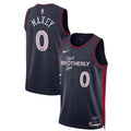Tyrese Maxey Men's  City Edition Philadelphia 76ers  #0 Navy 2023-2024 seasonJersey