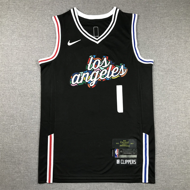 Los Angeles Clippers James Harden #1 2023 City Edition Swingman - Embroidered Jersey