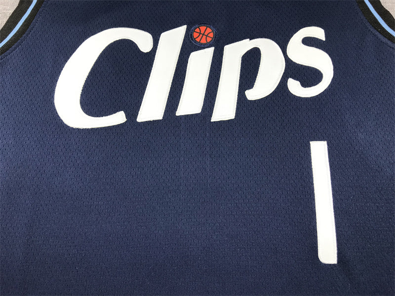 Los Angeles Clippers James Harden #1 2024 City Edition Swingman - Embroidered Jersey