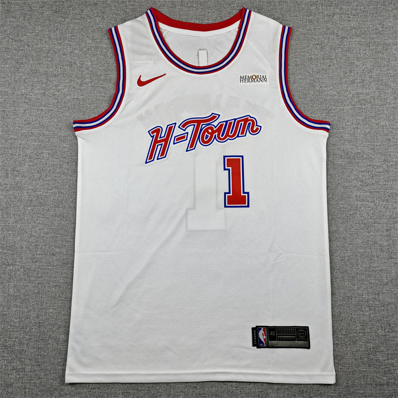 Houston Rockets Amen Thompson #1 2026 City Edition Swingman – Embroidered Jersey