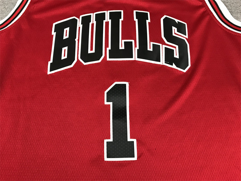 Chicago Bulls Derrick Rose #1 City Edition Swingman Jersey - Embroidered Jersey