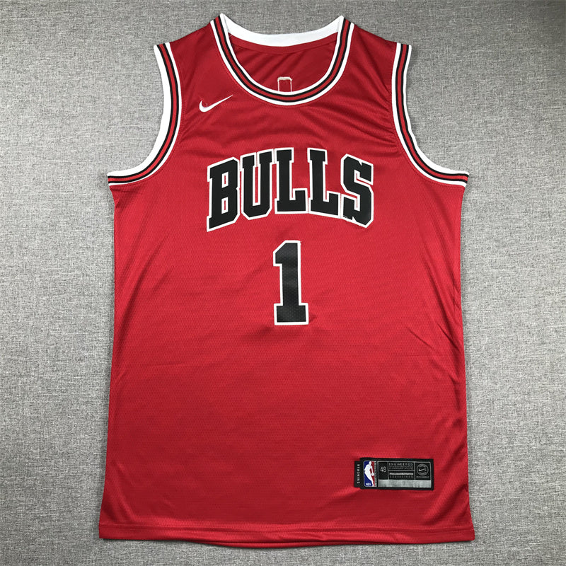 Chicago Bulls Derrick Rose #1 City Edition Swingman Jersey - Embroidered Jersey