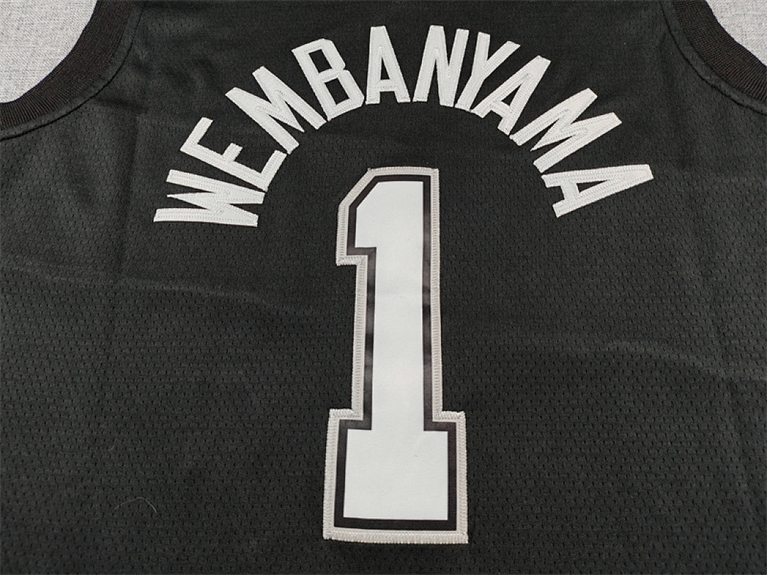 Victor Wembanyama #1 San Antonio Spurs 2026 City Edition Swingman Embroidered Jersey