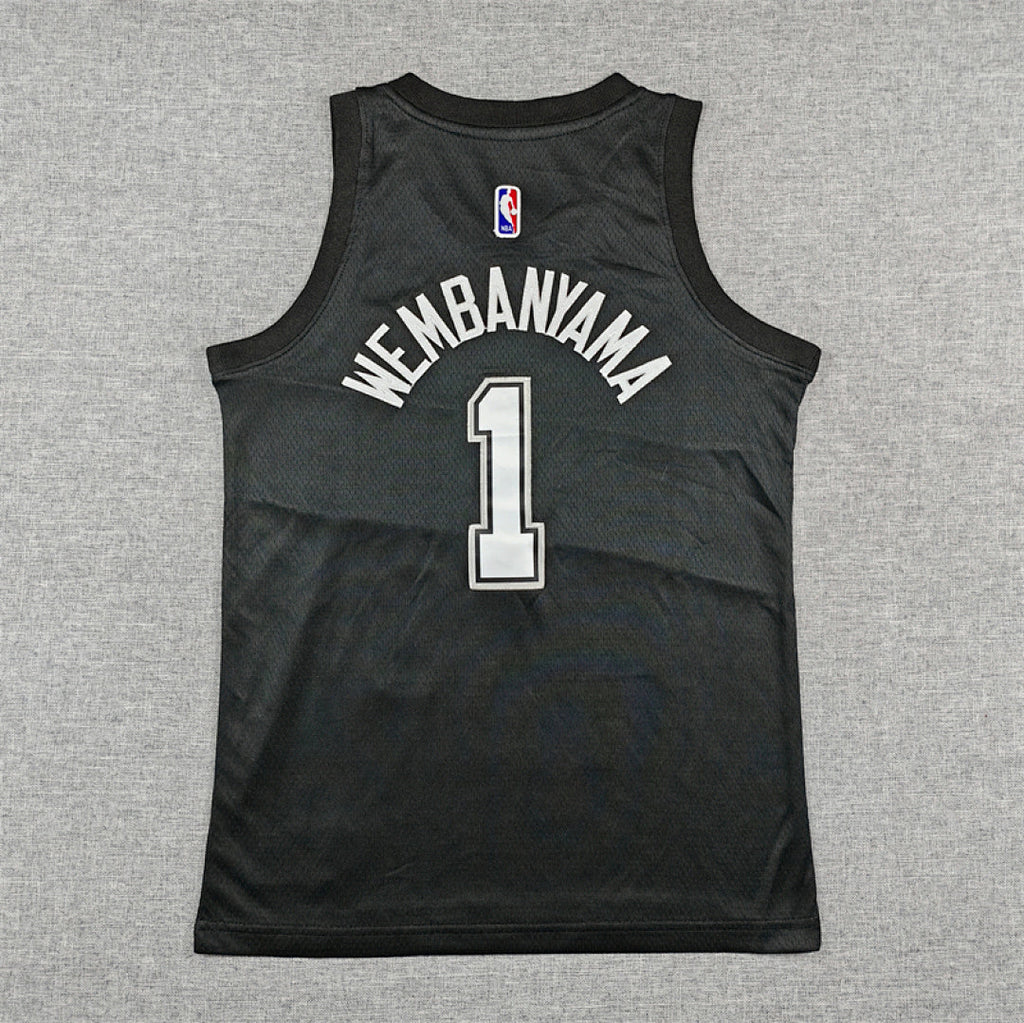 Youth Victor Wembanyama San Antonio Spurs #1 City Edition Swingman  Jersey