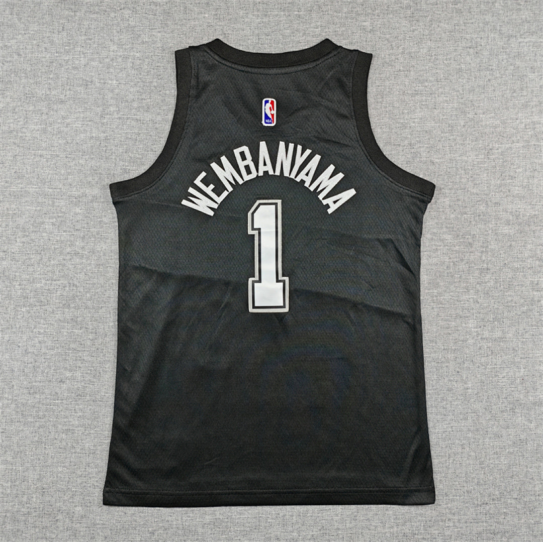Youth Victor Wembanyama San Antonio Spurs #1 City Edition Swingman  Jersey