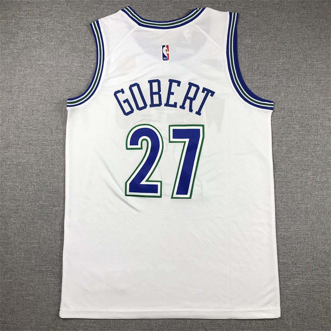 Rudy Gobert #27 Minnesota Timberwolves White City Edition Swingman Embroidered Jersey