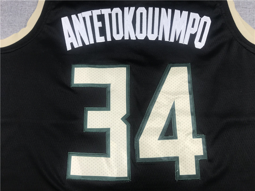 Giannis Antetokounmpo# 34 Milwaukee Bucks Finals City Edition Swingman Embroidered Jersey