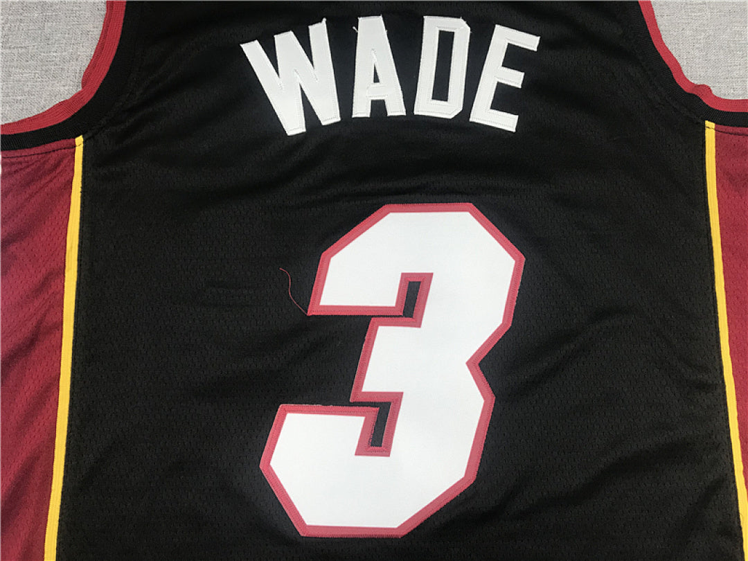 Miami Heat Dwyane Wade #3 City Edition Swingman Set — Embroidered