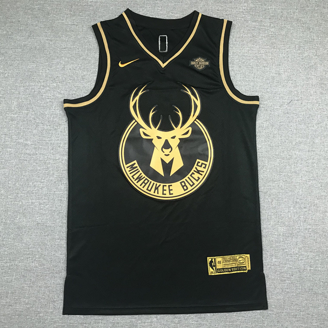 Giannis Antetokounmpo# 34 Milwaukee Bucks City Edition Swingman Embroidered Jersey