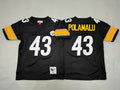 Youth Troy Polamalu#43 Pittsburgh Steelers  Black Vintage Throwback Jersey