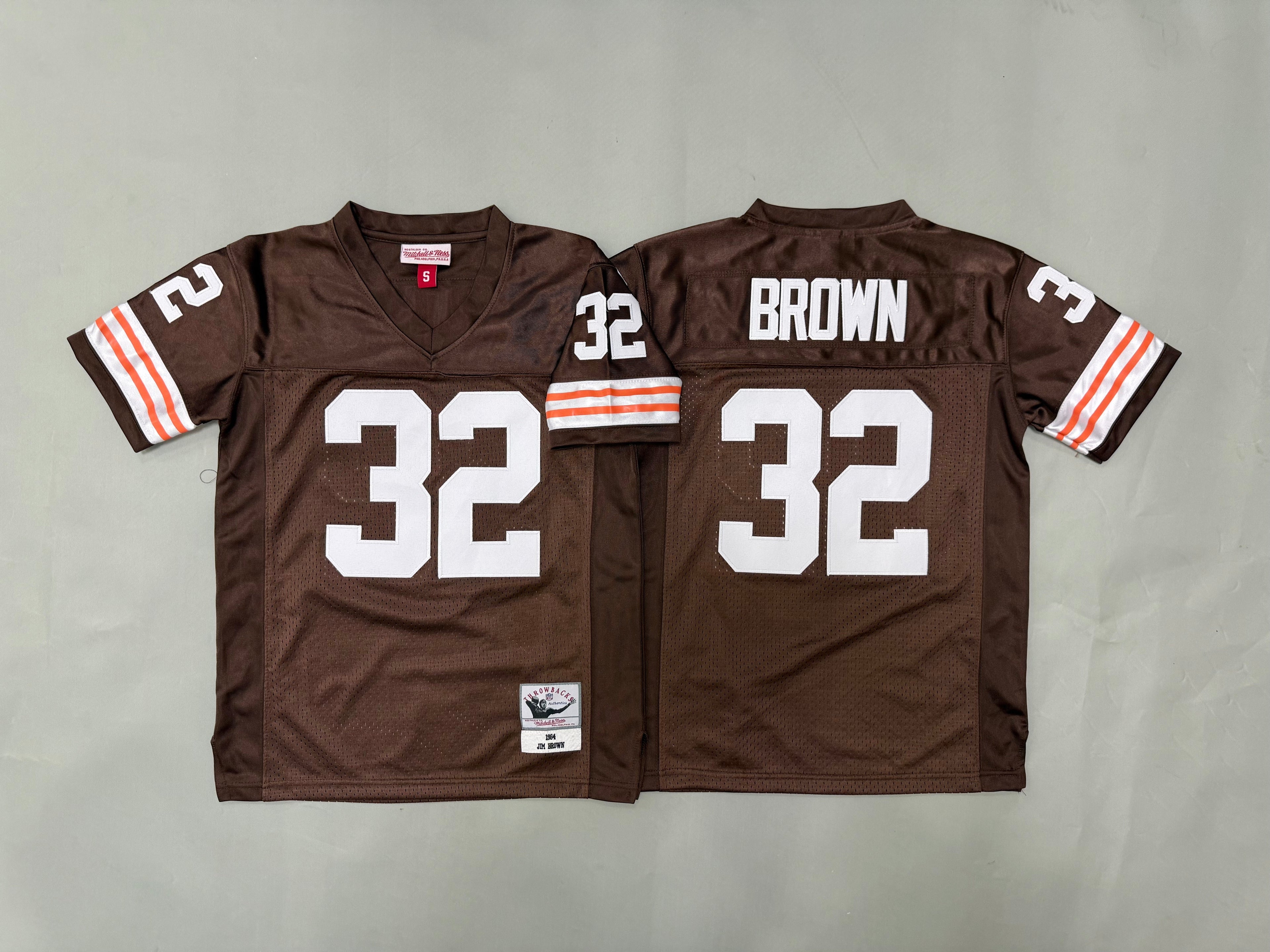 Youth Jim Brown #32 Cleveland Browns Browns Vintage Throwback Jersey