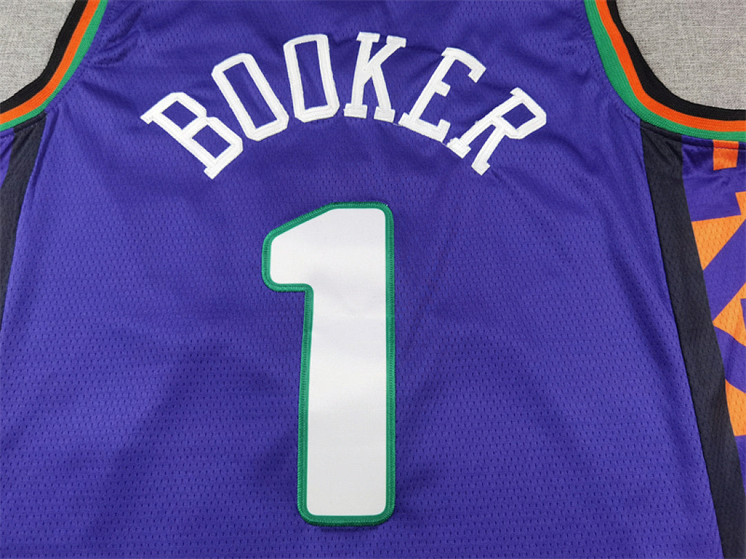 Devin Booker#1 Phoenix Suns 2025 City Edition Swingman Embroidered Jersey
