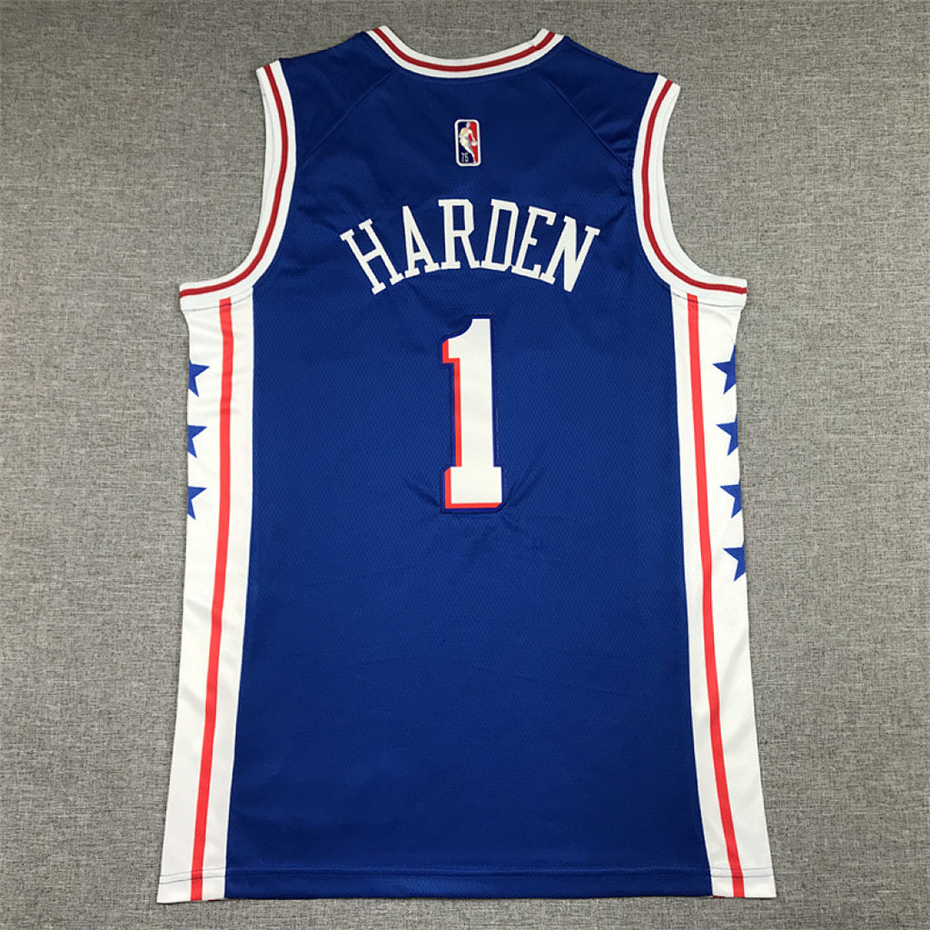 James Harden #1 Philadelphia 76ers  City Edition Swingman Embroidered Jersey