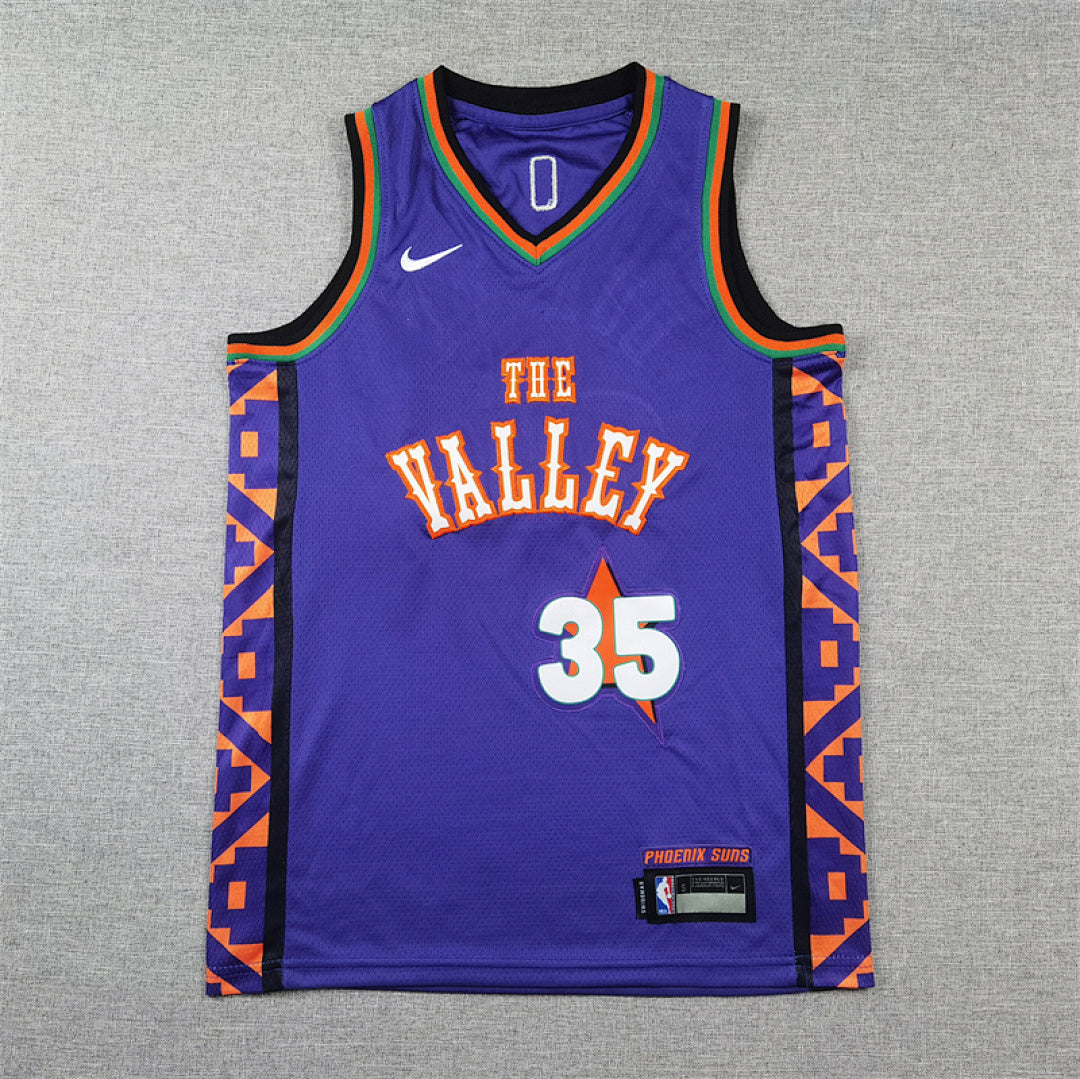 Youth Kevin Durant Phoenix Suns #35 City Edition Swingman Embroidered Jersey