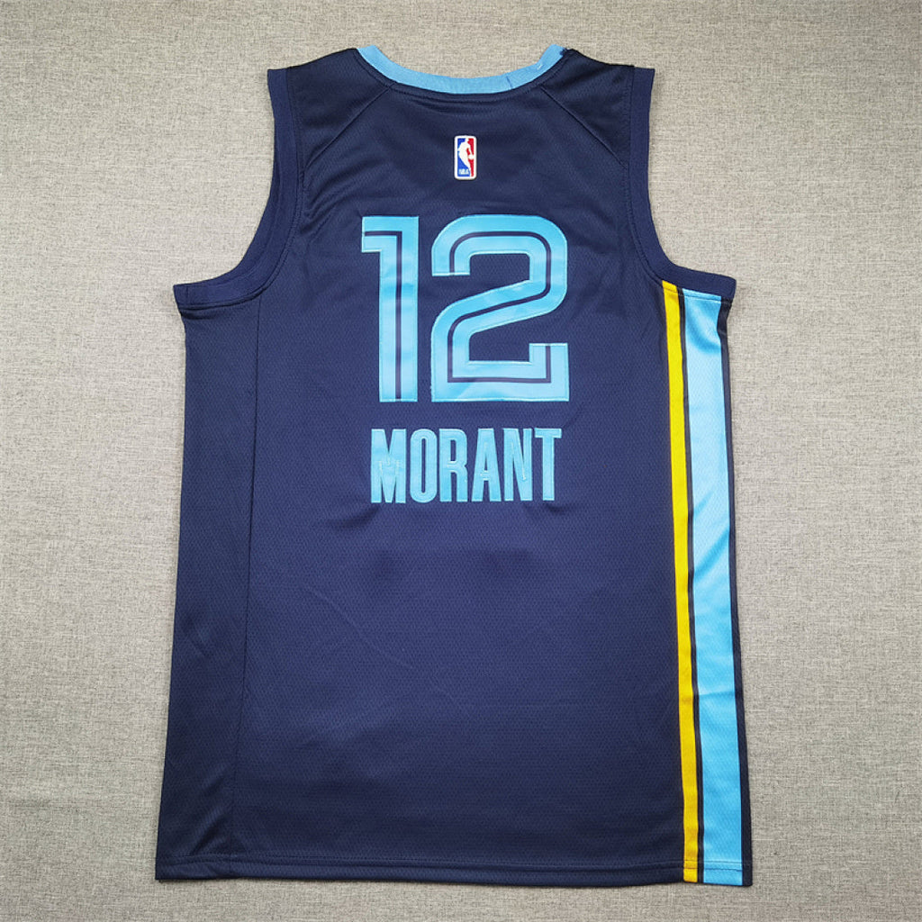 Ja Morant# 12 Memphis Grizzlies  City Edition Swingman Embroidered Jersey