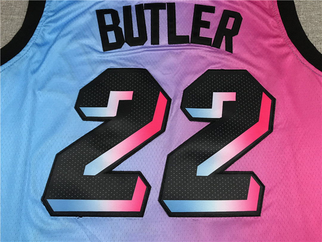 Jimmy Butler# 22 Miami Heat City Edition Swingman Embroidered Jersey
