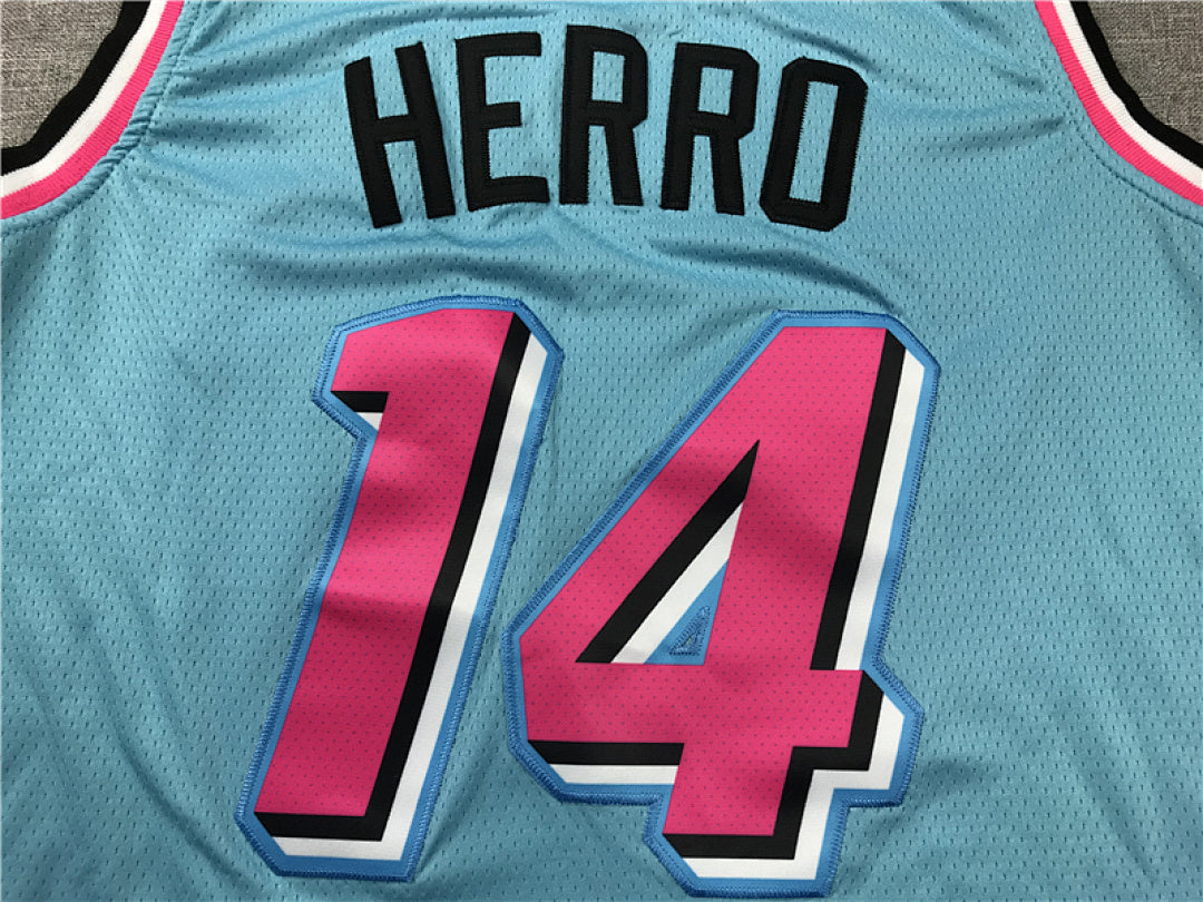 Tyler Herro# 14 Miami Heat  City Edition Swingman Embroidered Jersey