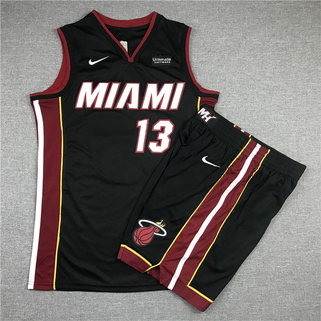Miami Heat Bam Adebayo #13 City Edition Swingman Set — Embroidered