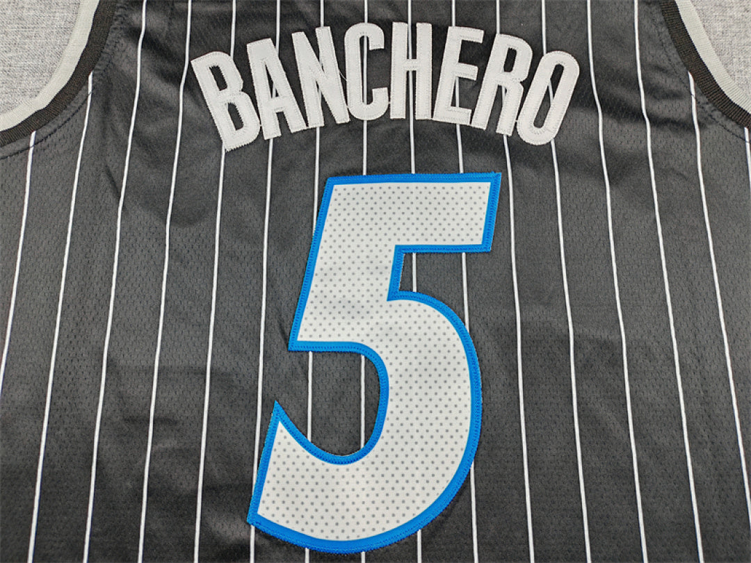Paolo Napoleon James Banchero#5 Orlando Magic 2026 Black City Edition Swingman Embroidered Jersey