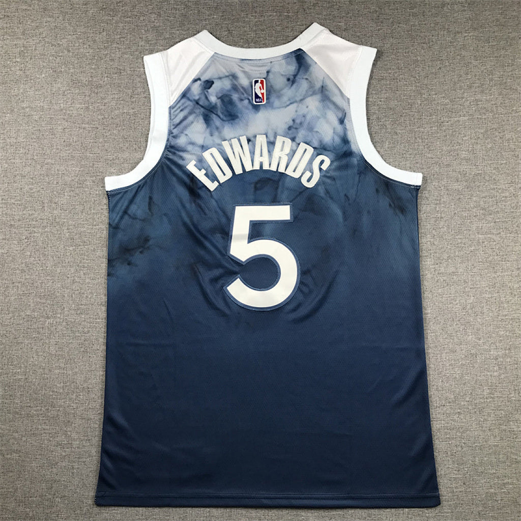 Anthony Edwards #5 Minnesota Timberwolves 2024 City Edition Swingman Embroidered Jersey