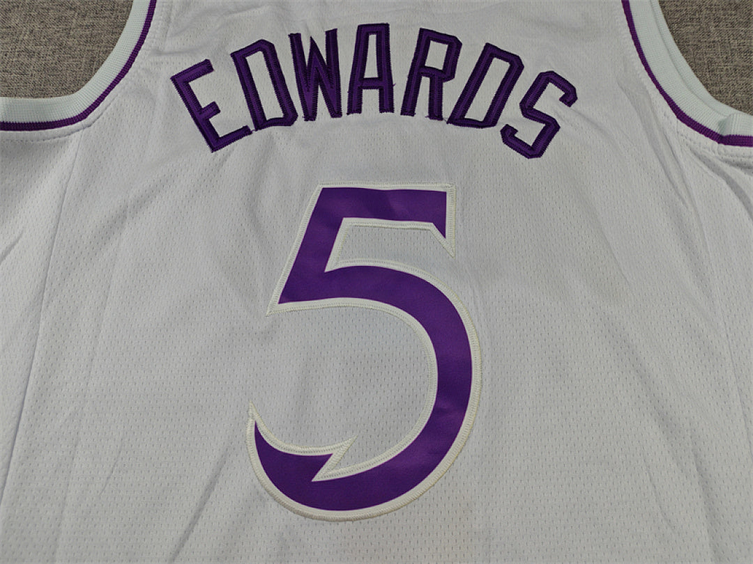 Anthony Edwards #5 Minnesota Timberwolves  City Edition Swingman Embroidered Jersey
