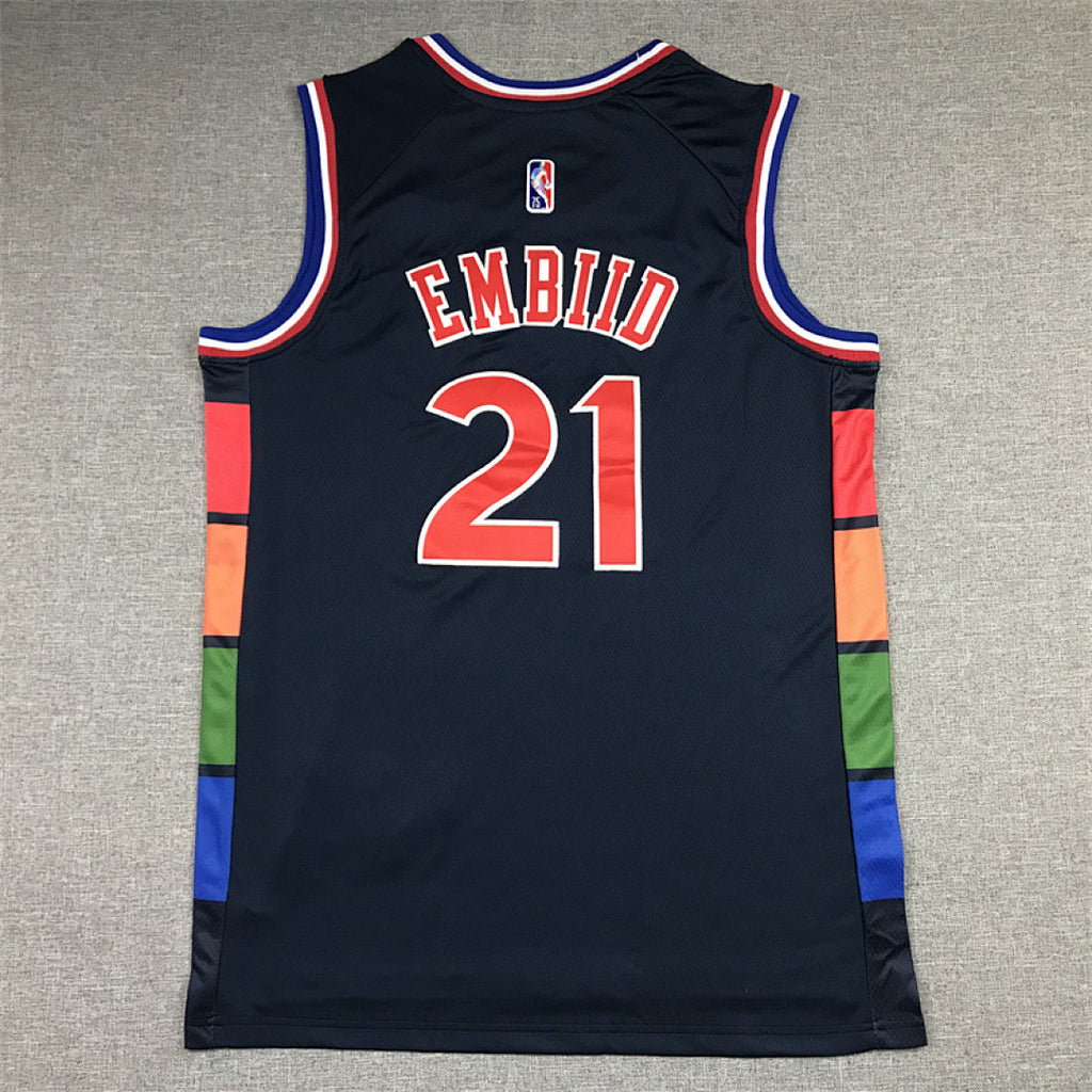 Joel Hans Embiid #21 Philadelphia 76ers 2022 City Edition Swingman Embroidered Jersey