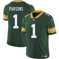 Micah Parsons #1 Green Bay Packers Jersey