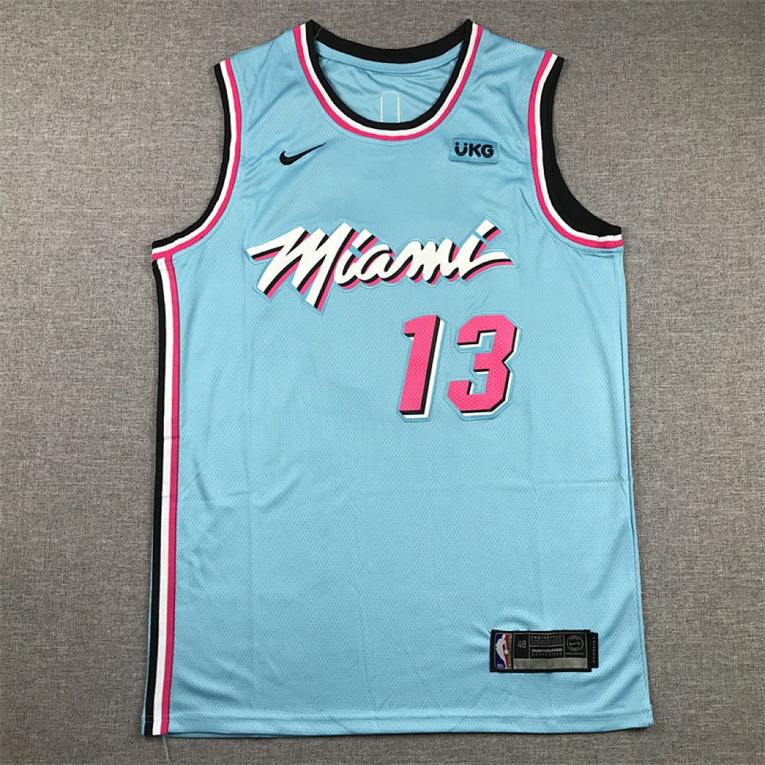 Bam Adebayo# 13 Miami Heat  City Edition Swingman Embroidered Jersey