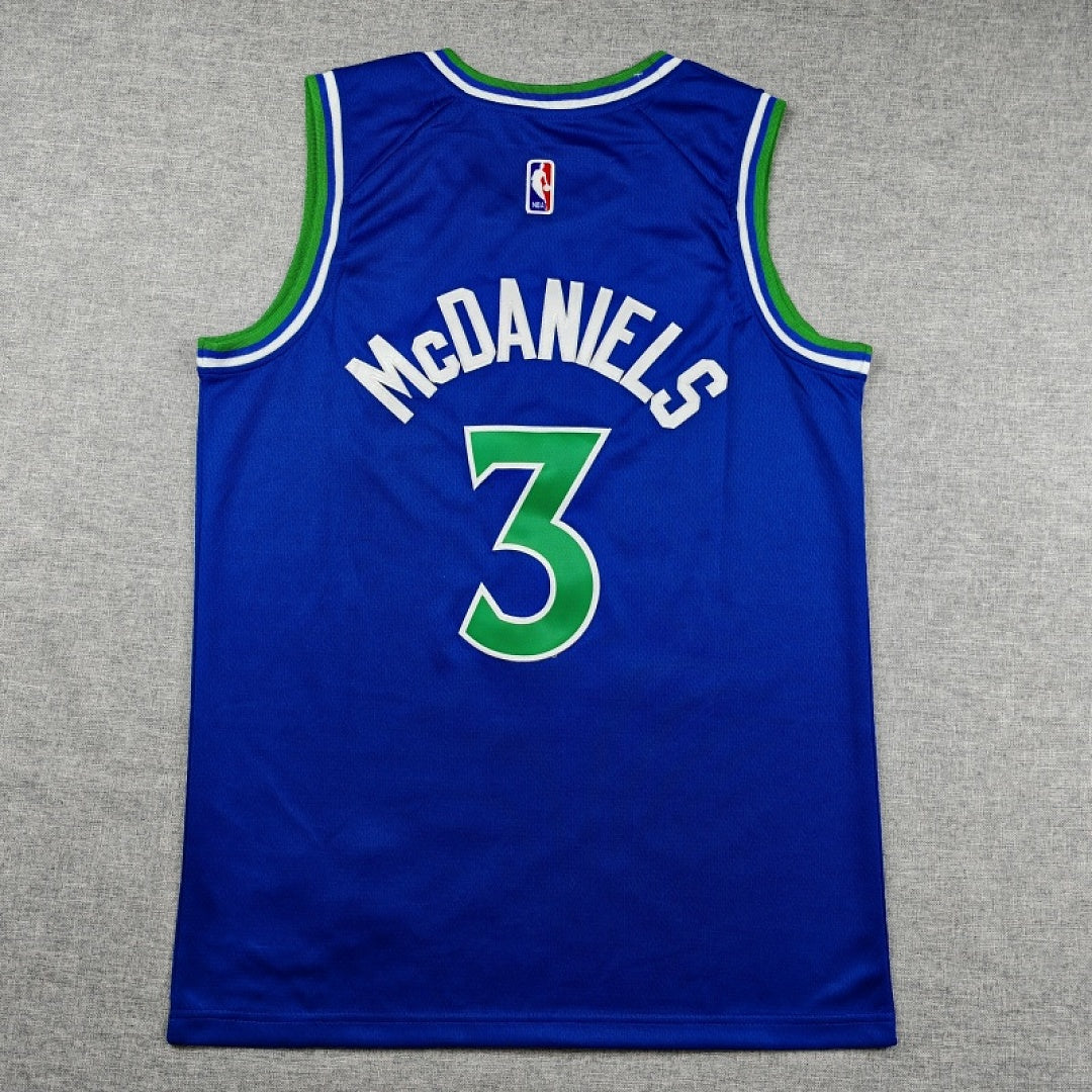 Minnesota Timberwolves Stephon Marbury #3 Blue Jersey – Embroidered