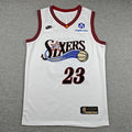 Philadelphia 76ers LeBron James #23 White Jersey – Embroidered