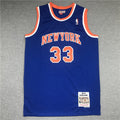Patrick Ewing#33 New York Knicks 1991-92 Throwback Embroidered Jersey