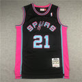 Tim Duncan #21 San Antonio Spurs 1998-1999Throwback Embroidered Jersey