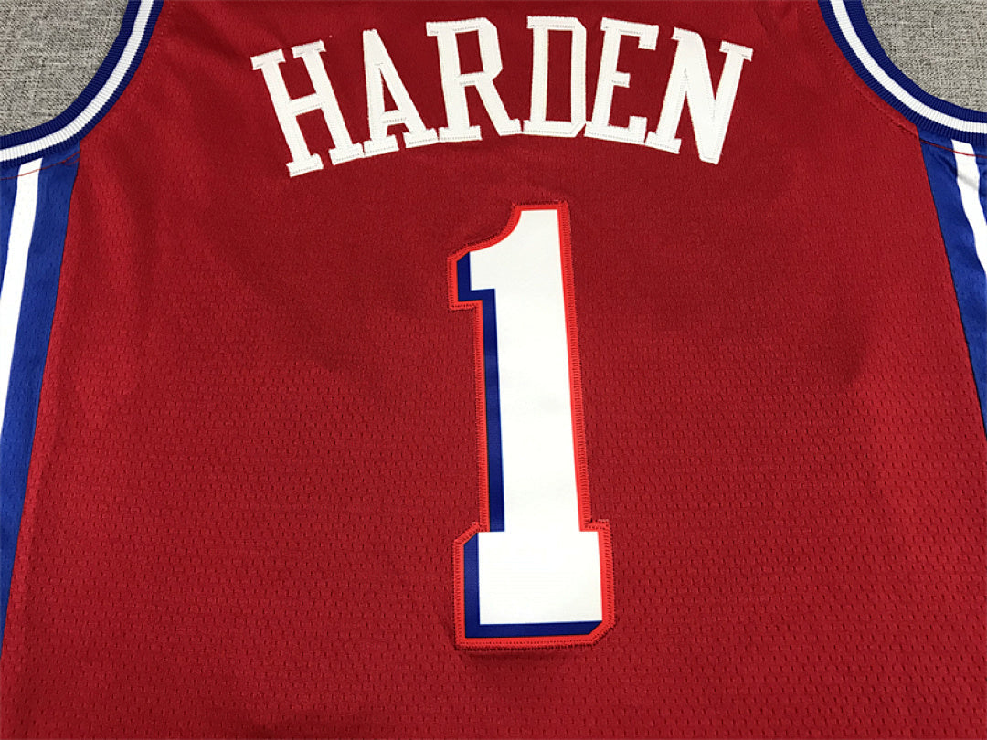 James Harden #1 Philadelphia 76ers  City Edition Swingman Embroidered Jersey