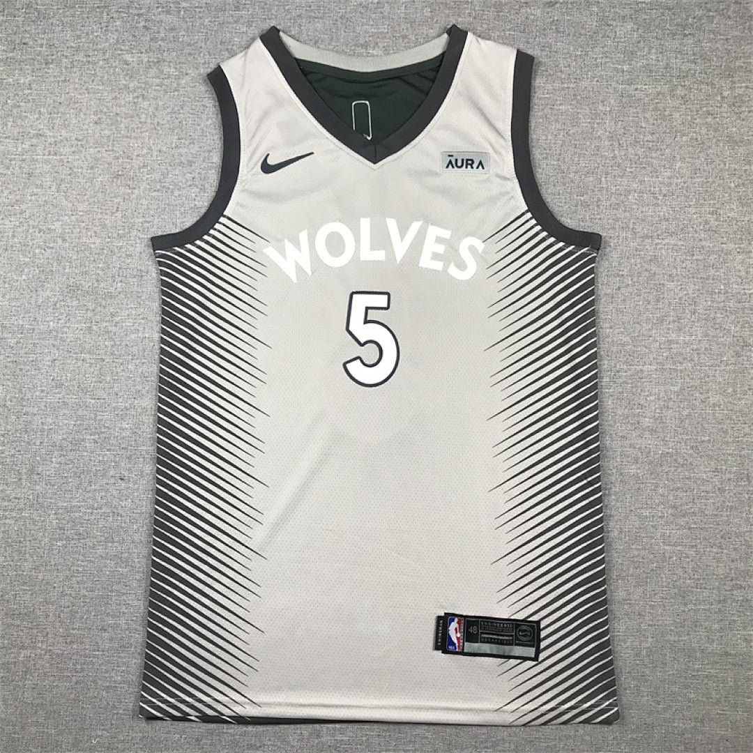 Anthony Edwards #5 Minnesota Timberwolves City Edition Swingman Embroidered Jersey