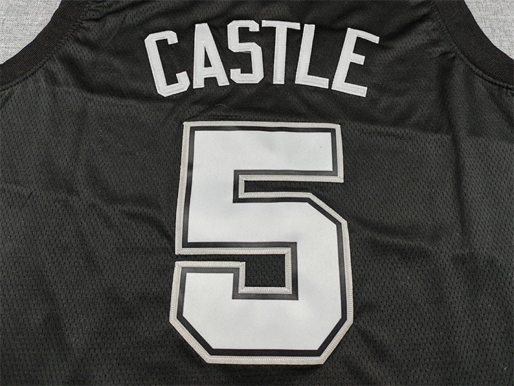 Stephon Castle #5 San Antonio Spurs 2026 City Edition Swingman Embroidered Jersey