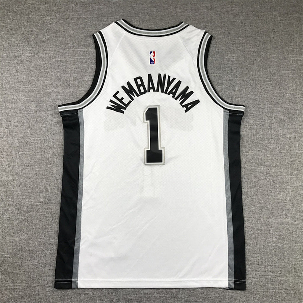 Youth Victor Wembanyama San Antonio Spurs #1 City Edition Swingman Embroidered Jersey