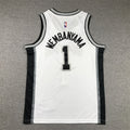 Youth Victor Wembanyama San Antonio Spurs #1 City Edition Swingman Embroidered Jersey