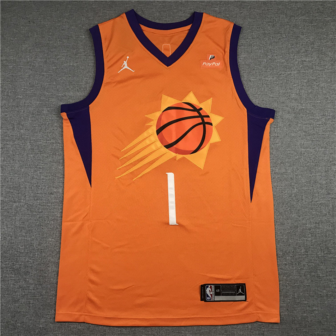 Devin Booker #1 Phoenix Suns  City Edition Swingman Embroidered Jersey